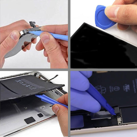 Phone Repair Tool Kit with Sharp-Edge Metal Spudger, 2 Plastic Pry Tools, 5 Triangle Picks for iPhone iPad MacBook Nintendo Switch PS4 Xbox Laptop Keyboard Desktop LCD HP Disassembly