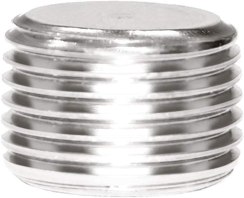 3/8" NPT Pipe Plug Male Thread Stainless Steel Fitting Countersunk Internal Hex Head(Pack of 3)