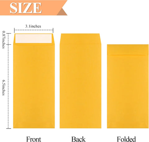Cash Envelopes-120 Envelopes Money Saving Challenge, 3.2x6.6inch Money Envelopes for Cash, Brown Kraft Paper Money Saving Envelopes, Cash Envelopes for Budgeting, Coins, Checks, Gift Cards & Tickets