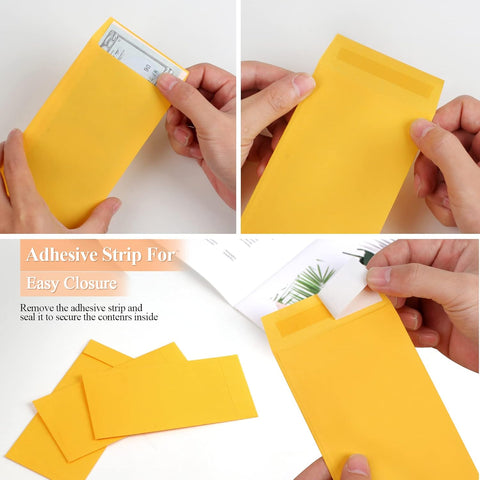 Cash Envelopes-120 Envelopes Money Saving Challenge, 3.2x6.6inch Money Envelopes for Cash, Brown Kraft Paper Money Saving Envelopes, Cash Envelopes for Budgeting, Coins, Checks, Gift Cards & Tickets