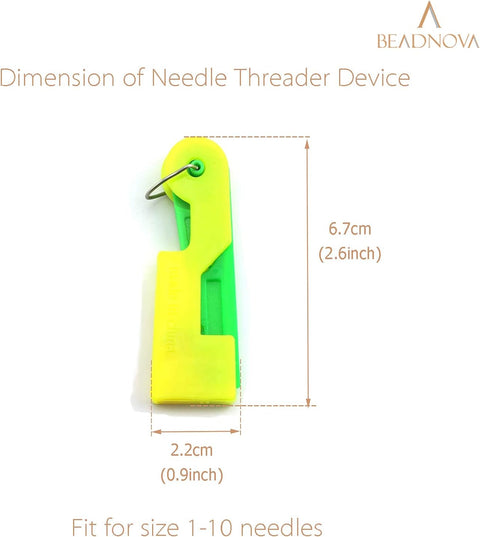 Automatic Needle Threader 5 Pcs Sewing Needle Threaders Automatic Threading Device for Sewing Embroidery Cross Stitch Craft Stitching Knitting Quilting