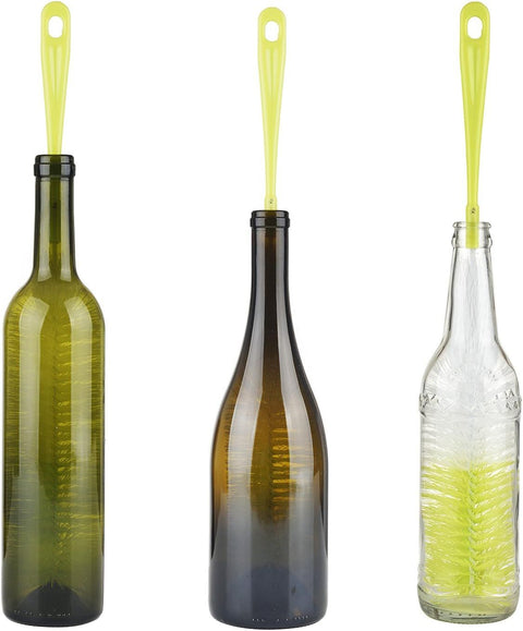 16 inch Long Bottle Brush Cleaner for Washing Wine/Beer/Sport Well/Thermos/Glass, Hummingbird Feeder and Long Narrow Neck Sport Bottles