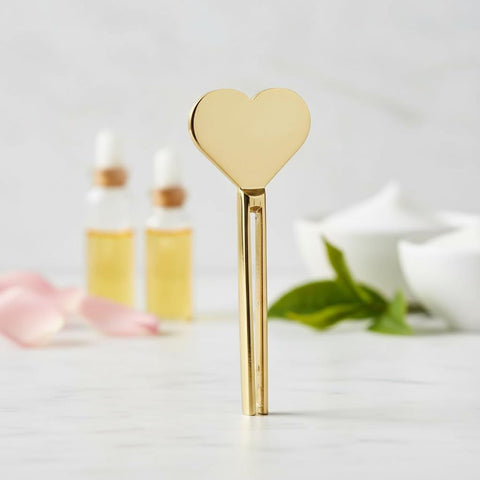 2pcs Metal Tube Squeezer Key,Stainless Steel Toothpaste Roller，Creams Tube Wringer,Efficient Toothpaste Saver,Toothpaste Roller Tube Key for Paint, Cosmetics and Hair Dye (Gold)