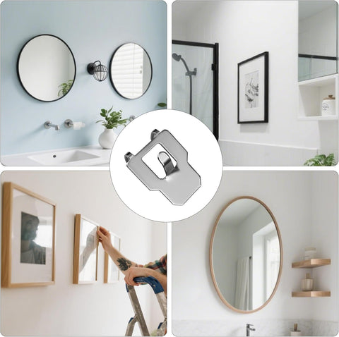Xadnitu 30 Pieces 30LB Claw Drywall Picture Hangers for Easy Wall Picture Frames, Mirrors, Paintings, Art Hanging, Supporting in Home and Office Decoration