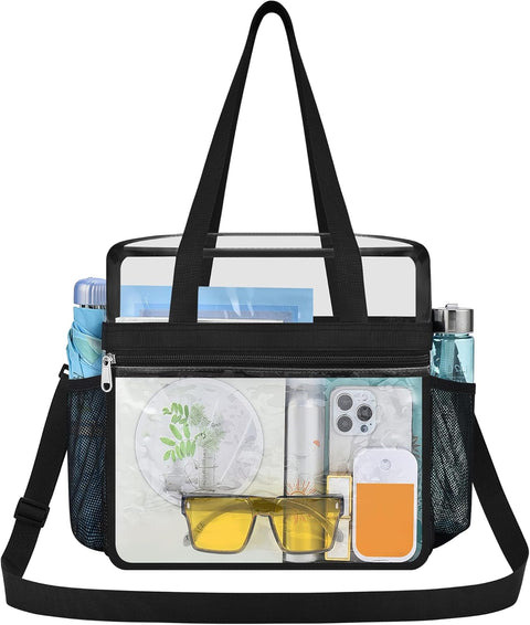 Clear Bag for Stadium Events,Transparent Bag for Work Sports Games Concerts Travel Gym