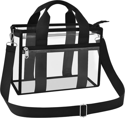 Clear Bag for Stadium Events Clear Sports Fan Messenger Bag Purse for Concert Festivel Outdoor Events