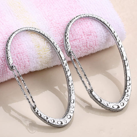 Silver Shower Curtain Rings, Rtproof Shower Curtain Hooks for Bathroom,  Chrome Decorative Shower Hooks Rings for Shower Curtain Rod Hangers, Set of 12
