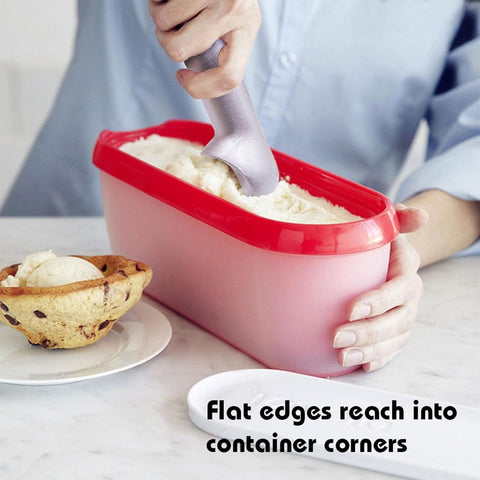 Ice Cream Scoop, 2PCS 7 inches Nonstick Anti-Freeze Ice Cream Scooper One Piece Aluminum Design Dishwasher Safe