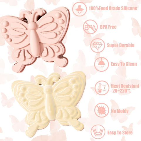 10 Inch Large Butterfly Cake Pan,Butterfly Shaped Birthday Cake Pan,3D Cake Baking Pan Nonstick Silicone Cake Mold for Birthday,Baby Shower, Anniversary, Party, Christmas