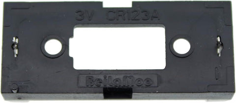 10pcs Black Battery Holder Case Box Clip for CR123 CR123A Lithium Battery