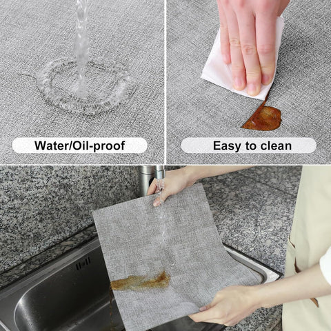 Homaxy Faux Leather Heat Resistant Placemats, 11.8" x 17" Retangle Table Mats with Diameter 13 and 3 Placemats and Coasters.93 inch