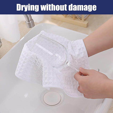Homaxy Kitchen Towels and Dishcloths Set, 12 x 12 Inches and 18 x 28 Inches, Set of 12 Bulk Cotton Kitchen Towels Set, Ultra Soft Absorbent Dish Towels for Washing Dishes, Grey & White