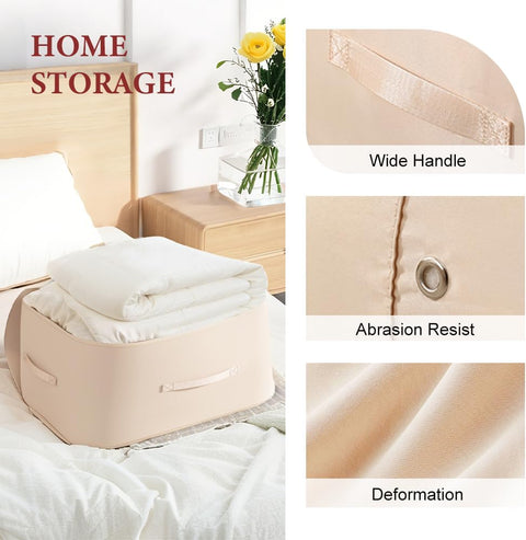 2026 New 3-Layer Ultra Space Saving Self Compression Organizer, Multifunctional Comforter Storage Bag for Comforters, Clothes, Blankets, Home Organization Must Haves (Gery, Large)