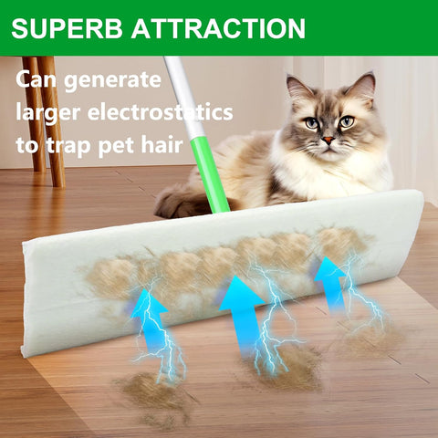 XL Dry Sweeping Cloths for Swiffer Sweeper XL Mop - 30 Count Disposable X-Large Pet Dry Mop Refill - Multi-Surface Dry Cloth Refills for Floor Cleaning (Mop is not Included)