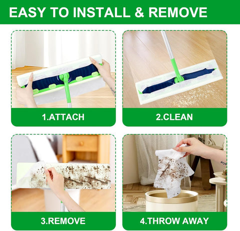 XL Dry Sweeping Cloths for Swiffer Sweeper XL Mop - 30 Count Disposable X-Large Pet Dry Mop Refill - Multi-Surface Dry Cloth Refills for Floor Cleaning (Mop is not Included)