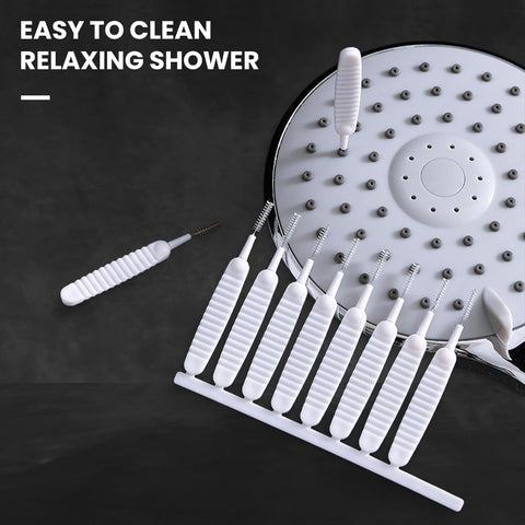Shower Head Cleaning Brush for Small Hole, Multifunctional Shower Cleaning Tools, Anti-Clogging Nozzle with Storage Boxes, Showerhead Cleaning Brushes Picks for Household Bathroom (20 pcs)