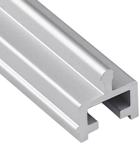 Xadnitu 96" in 2 Sections of 48" Aluminum Sliding Screen Door Track, Sliding Door Bottom Track for Screen Doors Guide or Replacement