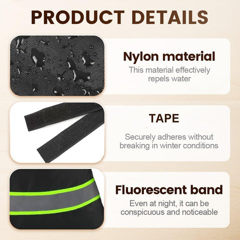 Outdoor Faucet Covers for Winter Freeze Protection, 9.8" x 6.3" Reable Waterproof Insulated Spigot Covers, Easy-toe Hose Bib Socks for Outdoor Faucets, Pipes & Spigots (Green, 2 PCS)