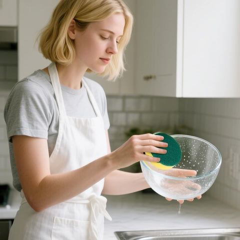 Multi-Purpose Heavy-Duty Sponge Brush Head for Household Cleaning (5 pcs)