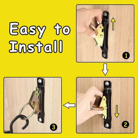 E-Track Wood Beam End Socket Accessories(10pcs) and E-Track O Ring Tie-Down Anchors(10pcs)