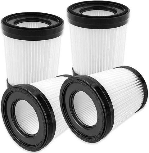 Vacuum Filter Replacement Compatible with Fabuletta FSV001/FSV101,Girnoor G160/G165, Lubluelu 202, Oraimo OSV-102, VacLife VL732 Stick Vacuum Cleaners - 4 Pack