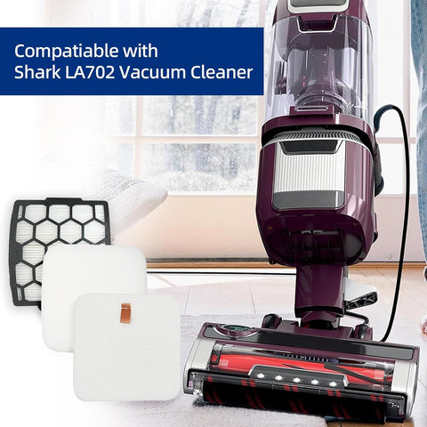 LA802 LA702 LA502 Filters Compatiable With Shark LA700, LA322,LA301,LA300, LA455, LA360 Rotator Lift-Away ADV DuoClean PowerFins Upright Vacuum - Part#XHF320 & XFFK320