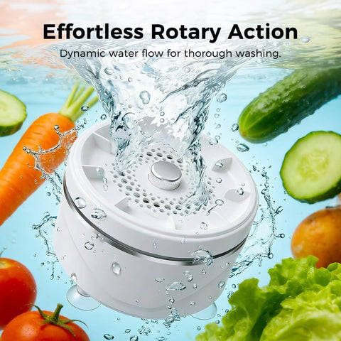 Fruit and Vegetable Washing Machine, 2026 Upgraded Fruit Cleaner Device Waterproof Fruit and Vegetable Purifier Clean Produce with Titanium Electrolysis Purification for Home Kitchen (1)
