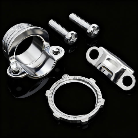 50 Pack 1/2 Inch Clamp Type Cable Connectors, Zinc Alloy and Steel Electrical Conduit Fittings for NM Cable, Rust Resistant Non-Metallic Wire Clamps to Protect Cables, Silver