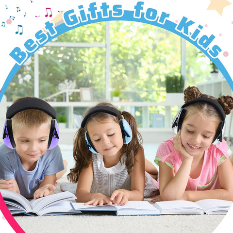 8 Pcs Kids Ear Protection Noise Cancelling Headphones Reduction Muffs 27dB Hearing (8 Colors) Colors