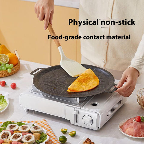 Grill Pan, 12.6" Maifan Non-Stick BBQ Indoor & Outdoor Grill Pan for Searing, Grilling, and Cooking Meats & Vegetables, Even Heating (12.6 Inch)