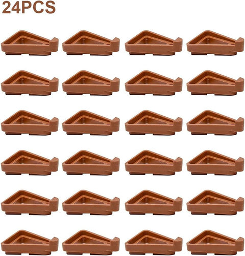 24pcs Plant Pot Feet, Invisible Flower Pot Risers, Non-Slip Pot Toes Supports for Indoor Outdoor Gardening Plant Container Small to Large Flower Planters