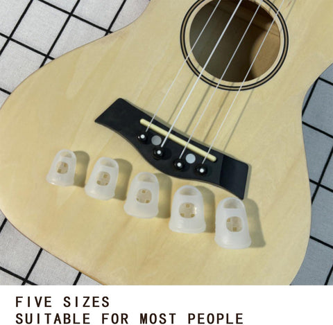 Silicone Guitar Finger Guards 20pcs Fingertip Protectors Covers Caps for Stringed Instruments Like Guitar Ukulele Bass, Sewing and Embroidery
