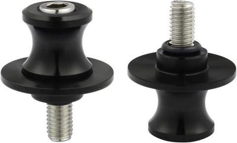 2 PCS Swing Arm Spool, 8/10mm Motorcycle CNC Rear Stand, Swing Arm Spool Sliders Stand Swing arm Bobbins Compatible for Ducati Triumph Honda Kawasaki BMW Suzuki (8MM)