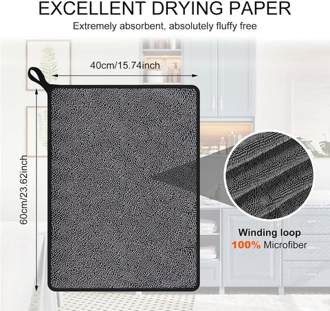 Shiny Wipes Cleaning Cloths,3pcs Shiny Bath Drying Towels,Shower Doors Drying Towels,16 * 16in Streak Free Glass Window Car Mirror Super Absorben Microfiber Cleaning Cloths (40 * 60CM, PCS, 3)