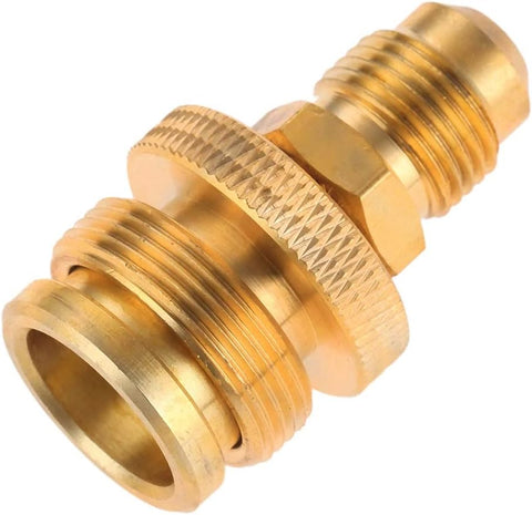 1Pcs 1lb Propane Tank Cansiter Regulator Adapter Convert to 3/8 Male Flare Portable Brass Camping Grill Stove Parts Gas Connector (1Pcs 3/8 Male Flare Adapter)