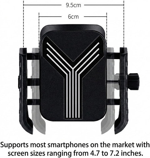 2-in-1 Wrist & Arm Phone Holder, 360° Rotatable Universal Sports Mount for Running Cycling Gym. Compatible 4.7-7.2 in Smartphones, Hands-Free Navigation, Live Streaming Workout