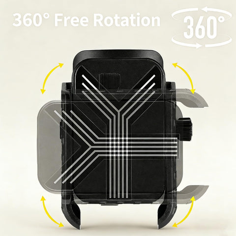 2-in-1 Wrist & Arm Phone Holder, 360° Rotatable Universal Sports Mount for Running Cycling Gym. Compatible 4.7-7.2 in Smartphones, Hands-Free Navigation, Live Streaming Workout
