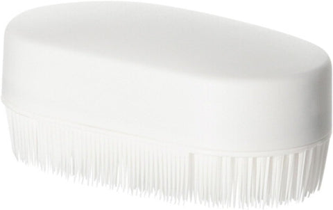 Laundry Scrub Brush, Brush Cleaning Shoe Household Clothes Shoes Scrubbing Detachable White Plastic for Countertops Bathtubs