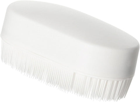 Laundry Scrub Brush, Brush Cleaning Shoe Household Clothes Shoes Scrubbing Detachable White Plastic for Countertops Bathtubs
