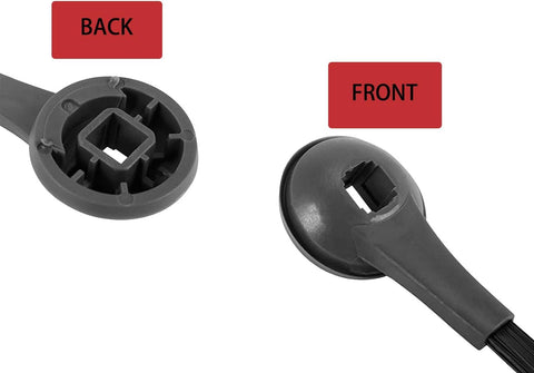 Side Brush or Shark AI AV2501S, AV2501AE, RV2502AE, RV2520AOUS, AV2510AOUS Robotic Vacuum Cleaner Replacement Parts - 4 Pack