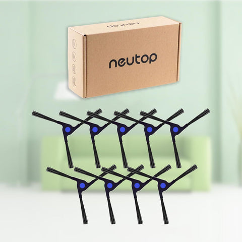 Replacement Side Brushes Compatible with Ecovacs Deebot X2 Omni / X2 Combo / X2 Pro, Robot Vacuum Cleaners Spare Parts Accessories, 9-Pack.