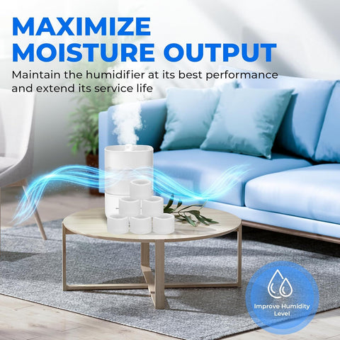 30-Pack Top ill Humidiier Replacement ilters or LEVOIT Classic160, Dual150, Dual200S, Classic300(S), LV600S, OasisMist 450S, Superior6000S Series Humidiiers by