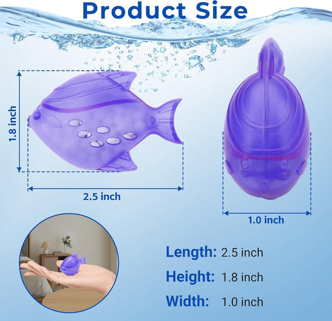 Humidiier Cleaning ish, 12 Pack Humidiier Cleaner or Humidiiers and ish Tanks, Puriies Water, Prevents Hard Water Build-Up, Reduces Scale, Purple
