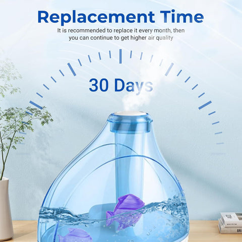 Humidiier Cleaning ish, 12 Pack Humidiier Cleaner or Humidiiers and ish Tanks, Puriies Water, Prevents Hard Water Build-Up, Reduces Scale, Purple