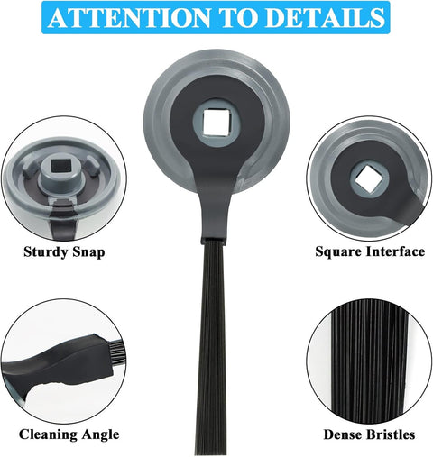 Vacuum Parts Replacement or Shark ION Robot RVSBK950 R85 RV850 RV850BRN RV850WV RV851WV RV871 S86 S87 RV700_N R71 R72 RV720_N R75 RV750_N AV752 Vacuums Attachments, Rotates 360 Degrees, 8 Pack