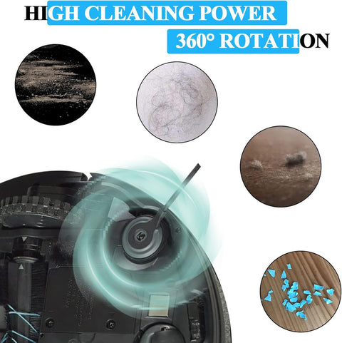 Vacuum Parts Replacement or Shark ION Robot RVSBK950 R85 RV850 RV850BRN RV850WV RV851WV RV871 S86 S87 RV700_N R71 R72 RV720_N R75 RV750_N AV752 Vacuums Attachments, Rotates 360 Degrees, 8 Pack