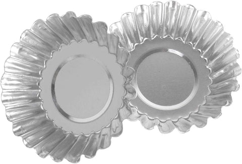 Cake Molds for Baking Bundle, 6 Inch Angel Food Cake Pan & 20pcs Egg Tart Molds