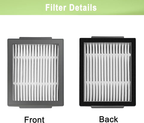 18 Pack Replacement Parts Accessories Compatible or iRobot Roomba i3 i3+ i7 i7+ i4 i6 i6+i8 i8+/Plus E5 E6 E7 J7 i5+j5+ I,E &J Series Vacuum Cleaner 2 Set o Roller Brush & 8 ilters & 8 Side Brushes