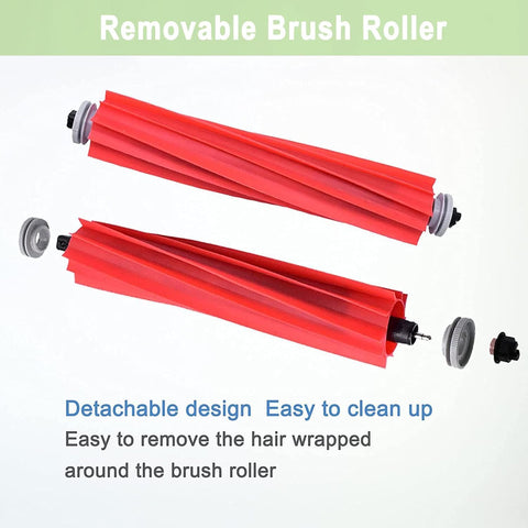 Compatible Replacement Parts Compatible with  S7 S7+ S7 MaxV, S7 MaxV Plus T7S T7 plus T7S plus Robot Vacuum, 2 Roller Brush, 4 ilter, 6 Side Brush, 4 Mop Cloth