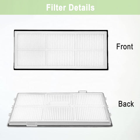 Compatible Replacement Parts Compatible with  S7 S7+ S7 MaxV, S7 MaxV Plus T7S T7 plus T7S plus Robot Vacuum, 2 Roller Brush, 4 ilter, 6 Side Brush, 4 Mop Cloth